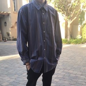 Tommy Hilfiger Pinstripe Long Sleeve Button Up 🔱